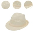thumbnail image 6 of amagogo Hollow Out Top Hat Breathable Straw Cap for Fishing Outdoor Activities Party White, 6 of 9