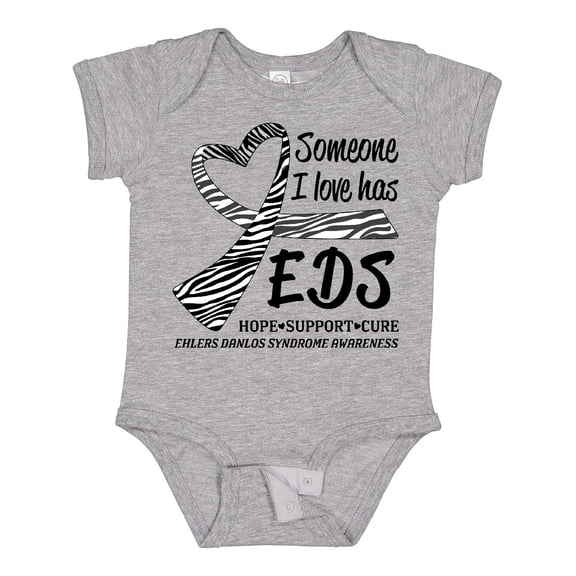 Inktastic Someone I Love Has Eds Ehlers Danlos Syndrome Boys or Girls Baby Bodysuit