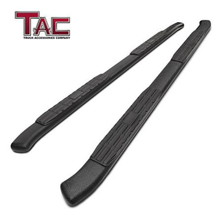TAC Side Steps Running Boards Fit 2019 Chevy Silverado/GMC Sierra 1500 Double Cab Truck Pickup 4.25