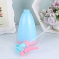 thumbnail image 5 of CIMAXIC hand press bottle Hand Pressure Spray Bottle Spray Bottle Plastic Spray Bottle Big Capacity Plastic Bottle Storage Container for School (Blue),3.15"X3.15"X7.87", 5 of 5