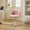 Pink, variant on 22" Plush Non Shedding Recliners, Chair Office with Stable Base, Study Chair with Swivel Wheel for Indoor Work And Makeup Use, Violet