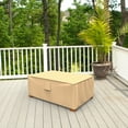 thumbnail image 3 of Budge Beige Sedona Waterproof Patio Ottoman Cover, 3 of 8
