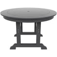 thumbnail image 3 of Paradise 47" Round HDPE Plastic Outdoor Dining Table, 3 of 5