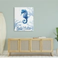 thumbnail image 2 of Stupell Industries Sea Soul Sentiment Tranquil Blue Seahorse Ocean Coral, 36 x 48, Design by Lanie Loreth, 2 of 6