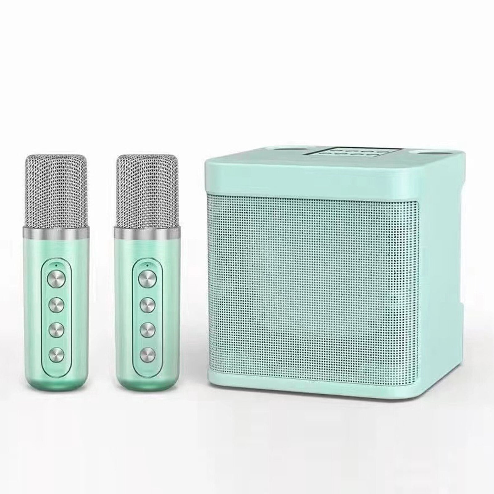 Mini Karaoke Machine, Portable Bluetooth Speaker with 2 Wireless Karaoke Microphones,Singing Machine Karaoke System for Kids Adult for Travel Home Party Birthday Singing