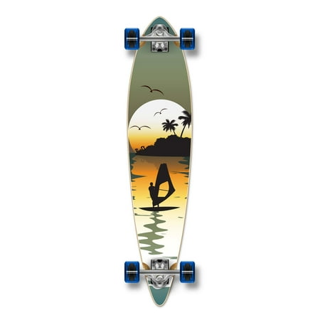 Yocaher Pintail Surfer Longboard Complete