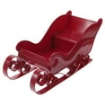 thumbnail image 5 of AURARMLET 1Set Christmas Sleigh Red Plastic Sleigh Shape For Indoor And Outdoor Decor, 5 of 8