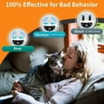 thumbnail image 4 of PaiPaitek Cat Shock Collar with Remote,Cat Training Collar with Auto Anti-Meow,Beep,Vibration,Shock Modes,Effective for Stopping Cat Meowing/Bad Behaviour, 4 of 8