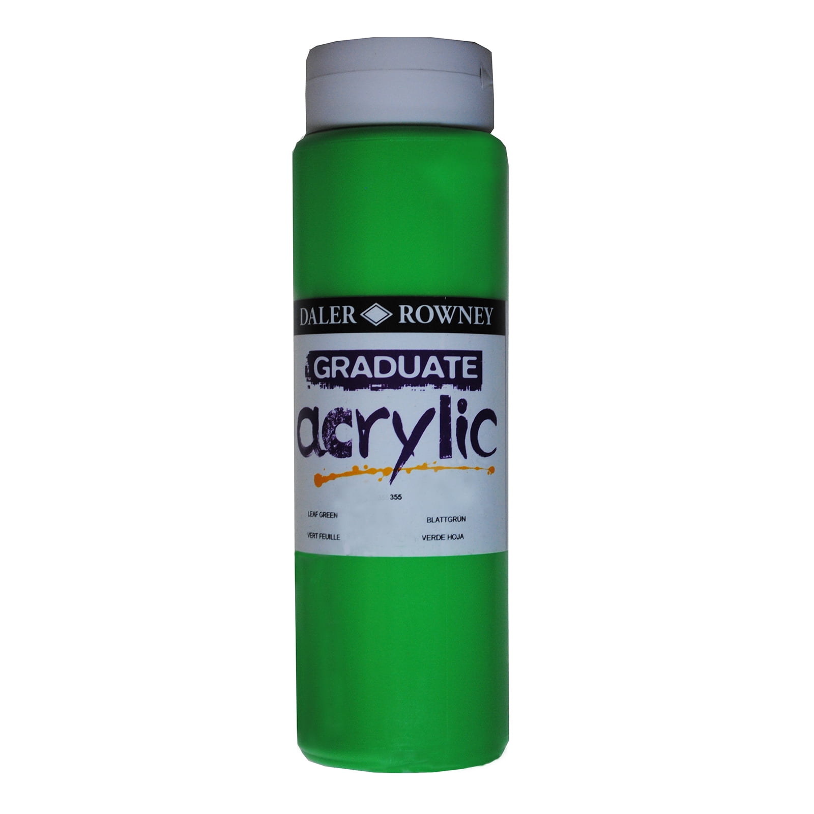 Daler-Rowney Graduate Acrylic Paint 500ml - Neutral Grey Art Paint For Students & Hobbyists