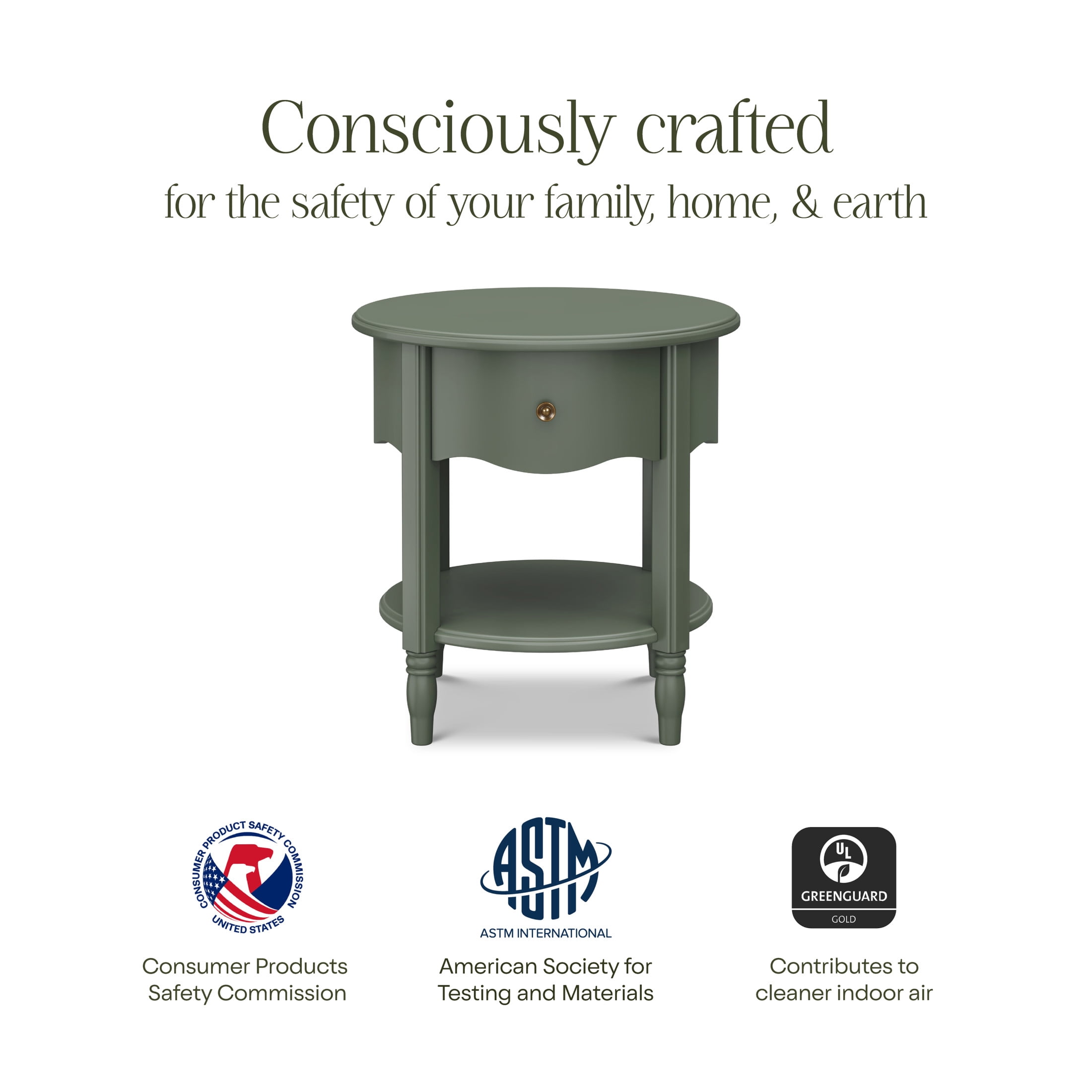 Namesake Liberty Assembled Nightstand