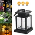 thumbnail image 1 of Solar Hanging Lantern Outdoor, Candle Effect Light for Garden, Patio, Lawn, Deck, Umbrella, Tent, Tree, Yard, Driveway, 1 of 16