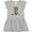 AC-Heather Grey, variant on Inktastic Letter E Monogram Tribal Arrow Girls Toddler Dress