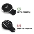 thumbnail image 2 of Xotic Tech Black Aluminum Alloy Remote Control Key Cover Ring Rim Surrounding Compatible with Mini Cooper JCW R55 R56 R57 R58 R59 R60 R61, 2 of 8
