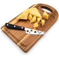thumbnail image 2 of Couteau à Fromage, MATTSTONE HILL 4 Pouces Coupe-Fromage, Couteau à Fromage Tout Usage - Couteau à Fromage Doux et Semi-Dur, Acier Inoxydable Premium, Manche Triple Rivet, 2 of 7