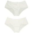 thumbnail image 3 of Curve Muse Womens Plus Size 100% Cotton Mid Waist Hipster Panties Underwear-6PK-PACKA-L, 3 of 7