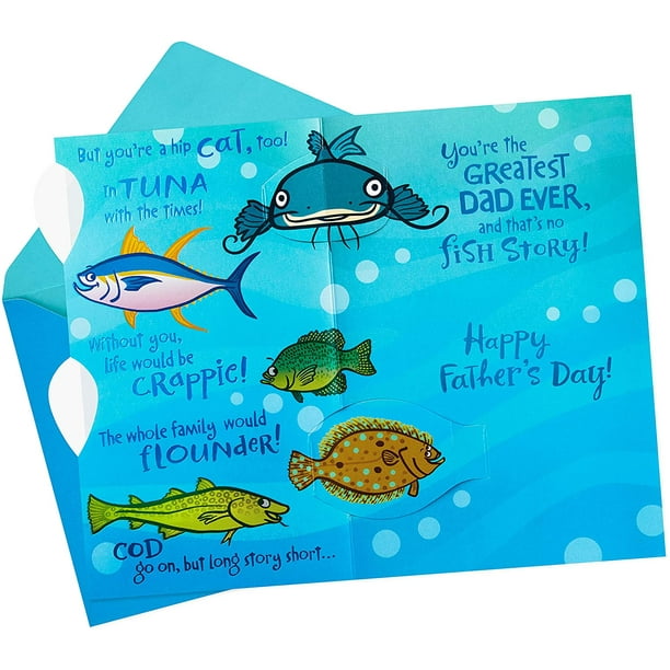 Hallmark Funny Father's Day Card (Fishing Puns) 