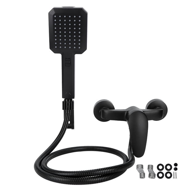 Kit de cabezal de ducha Sincero 2 en 1 Montado en la pared Negro