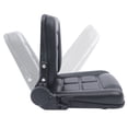 thumbnail image 6 of Universal Tractor Seat with Slide Tracks for Kubota Bobcat John Deere Ford Black, 6 of 23