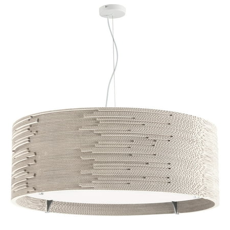 Frost Incandescent Pendant - Dainolite 3LT Incandescent Pendant Matte White Frosted Diffu