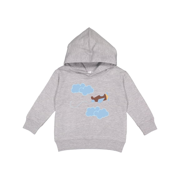 Inktastic Boys Airplane Pilot Toddler Hoodie