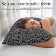 thumbnail image 5 of Black and White Oversized Pillow Covers, Modern Moroccan Geometric Abstract Art Soft Throw Pillow Cases with Invisible Zipper, Decorative Pillowcase Pillows Protectors for Sofa Bed Couch 24"x36", 5 of 9