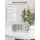 thumbnail image 2 of Radio despertador Mesqool con altavoz Bluetooth Radio FM, 2 of 7