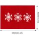 thumbnail image 2 of Alfombras de Baño para Baño Alfombra de Copo de Nieve Rojo Blanco 24x16In Máquina de Respaldo de Goma Antideslizante Lavable para Alfombra de Piso Festiva Alfombras de Baño para Baño, 2 of 7