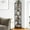 Black, variant on 5-Tier Industrial Corner Shelf Stand, 65" Tall Display Shelves for Living Room Decor, Multi-Unit Wall Bookshelf Organizer, Plant Stand for Bedroom, Bathroom, and Small Spaces