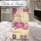 thumbnail image 2 of Toalla De Baño Diseño Billete 50 Pesos Ajolote Microfibra Nubisuave  TBMP-AJ, 2 of 5