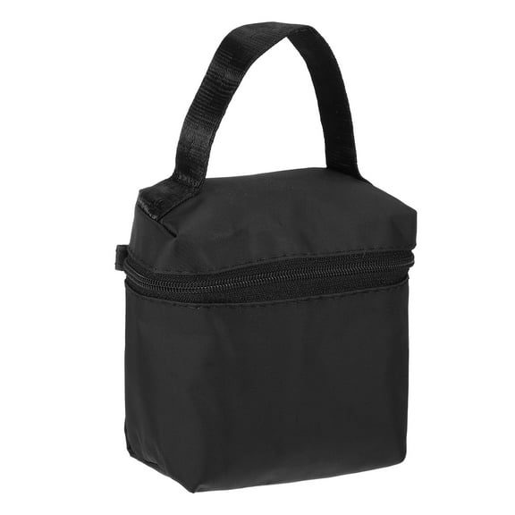 Unique Bargains Handhold Cosmetic Bag Portable Makeup Bag Makeup Pouch Large Capacity Cosmetic Pouch Storage Black Red