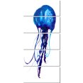 thumbnail image 2 of Méduse Bleu Foncé Aquarelle - Impression sur Toile Animal, 2 of 3