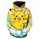 thumbnail image 2 of 2023 Pokemon niños dibujos animados Sudadera con capucha Pikachu sudadera manga larga niños moda Top 4-14 años niños calle> 40cm Gao Jinjia LED, 2 of 2