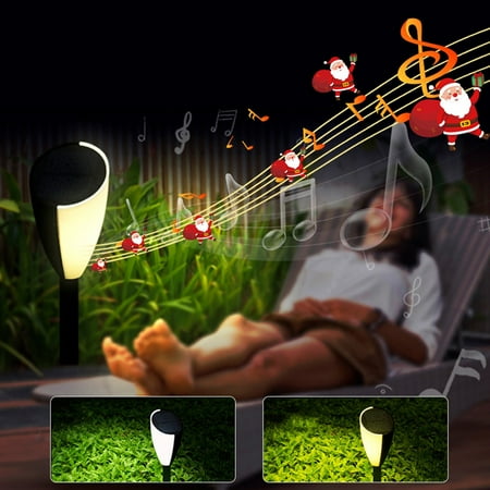 

Julygala Home Decor Party Lights Decorations Water Proof Solar Light LED Festival Lawn Lamp Comes With Christmas Music