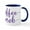 White/Navy Inside, variant on CafePress - Coffee Snob - 11 oz Ceramic Mug - Novelty Coffee Tea Cup