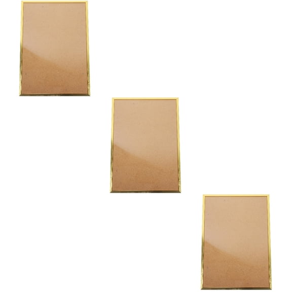 WORGEOUS 3pcs Transparent Photo Frames A3 Size Award Holder Certificate Stand Poster Display for Office Home