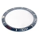 thumbnail image 4 of Anillo de bisel de reloj de cerámica, piezas de repuesto de inserción de bisel de reloj de 38mm, accesorio para relojero, Base azul, dígitos rojos, 4 of 5
