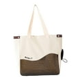 thumbnail image 3 of Bolso de hombro para gatos Yuyangstore Beige Transportín para gatos 13x6x14,6 pulgadas, 3 of 8