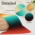 thumbnail image 3 of Colorful Ombre Throw Pillow Covers, Abstract Modern Art Aesthetics Soft Breathable Pillow Cases with Invisible Zipper for Sleeping, Long Body Pillowcases for Couch Bed Sofa Chair 20x60 Inches, 3 of 9