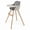 Gray, variant on ELLEGNT 6-in-1 Baby High Chair, Feeding Chair, Convertible Highchair with 5-Point Harness, Removable Tray & PU Cushion for Babies and Toddlers in Gray