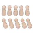 thumbnail image 1 of 10 Uds. De muñecas con clavija de madera sin terminar, Kit de cuerpos de muñecas con clavija familiar para pintura de Grafiti de manualidades, muñeca con clavija femenina, 1 of 14