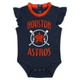 thumbnail image 2 of Newborn & Infant Fanatics Navy/Gray Houston Astros Two-Pack Fan Bodysuit Set, 2 of 5