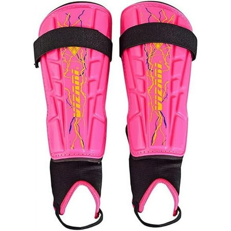 Vizari Zodiac Soccer Shin Guards with Ankle Protection for Kids, Youth, and Adults | Lightweight Protective Gear for Ages 3+ - PINK, M