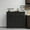 Black, variant on Jopath Farmhouse Double Tilt Out Trash Cabinet for 20 Gallon Trash Cans, Free Standing Recycling Cabinet with Hideaway Drawer, Laundry Sorter Cabinet for Living room Bathroom Kitchen White