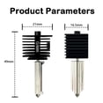 thumbnail image 3 of Kit Hotend RugoosPink A1/A1 Mini para impresora 3D Bambu Lab, 3 of 7