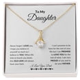 thumbnail image 3 of To My Daughter, Never Forget I Love You, Alluring Beauty Necklace, 3 of 4