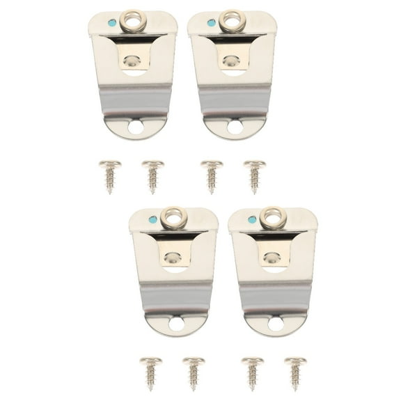 FENGGUIQU Metal Mic Holder Cb Radio Mount for Guitar Use Assorted Color 4Sets