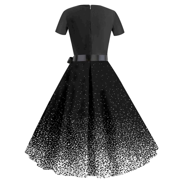 VEKDONE 2025 Women Vintage Dresses Short Sleeve Tea Party Dress Formal  Wedding Guest Dress, Hawaiian Dresses For Women - Walmart Business Supplies