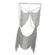 thumbnail image 3 of de Colr de Traje de Baño con Flecos de Cadena de de Decración Pta Sunnimix Traje de cadena de cuerpo, 3 of 8