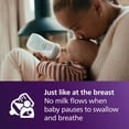 thumbnail image 4 of Philips Avent Natural Baby Bottles with Natural Response Nipples (Medium Flow, Flow 3), 9oz, 2-Pack, SCY903/02, 4 of 4