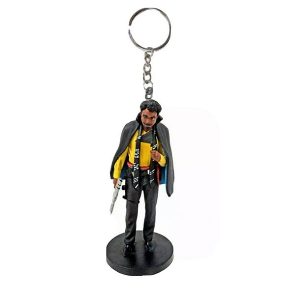 Solo Star Wars Lando Calrissian Key Ring Keychain Pvc Figure Charm Figurine New